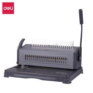 Перфобиндер Deli Plastic Binder 3874 (на пласт. пружину, до 450 лст., перф до 25 лст., регулировка отступа, отключаемые пуансоны)