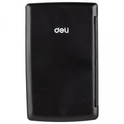 Кальк. карм. 8р. Deli Easy черный, пласт., 108*65*14 мм