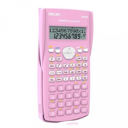 Кальк. научн. D82MS "Deli Core" розовый 158*85*22 мм 240 функций