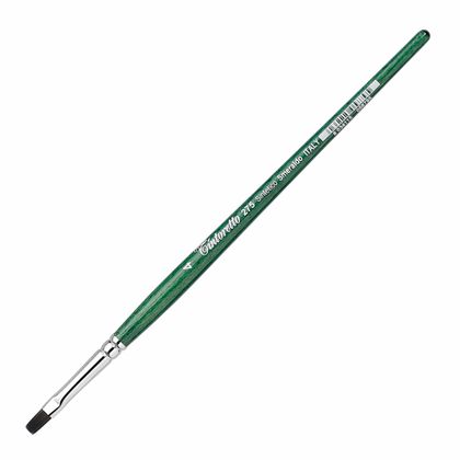 Кисть д/рисования "Tintoretto Emerald" синтетика, круглая, на короткой ручке №12