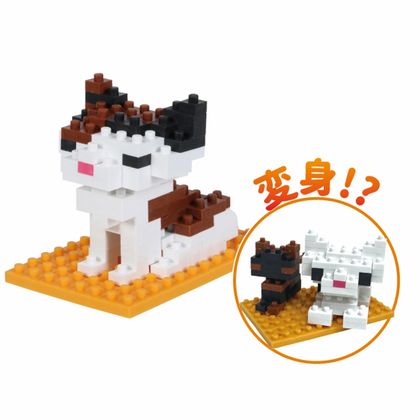 Ластик "IWAKO BLOCKS Calico Cat Kit", блистер