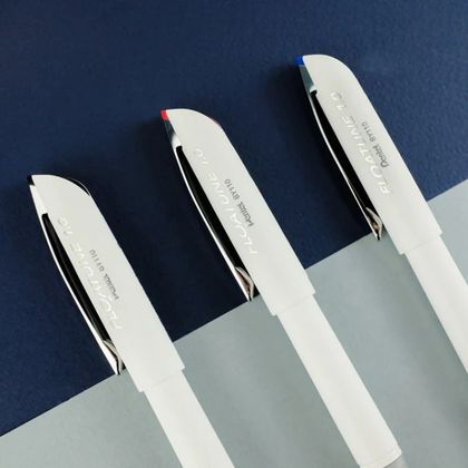 Ручка роллер "Floatune" 0,8 мм, пласт., белый, стерж. черный