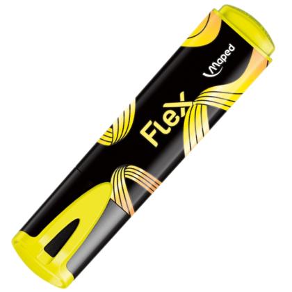 Маркер текстовый "Fluo Flex" желтый