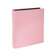 Папка на 4 кольца А4, 40 мм "Aquarel" карт., D-кольца, розовый