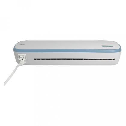 Ламинатор A4 Office Kit L2307B, бело-голубой (125мик, 27,8см/мин, резак, линейка)