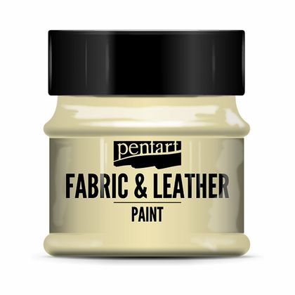 Краски д/текстиля "Pentart Fabric & Leather paint" золото, 50 мл, банка
