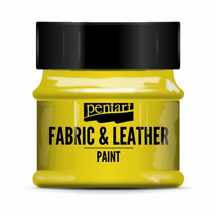 Краски д/текстиля "Pentart Fabric & Leather paint" розовый, 50 мл, банка