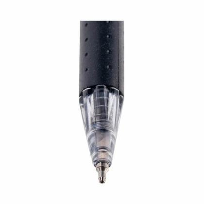 Ручка шарик/автомат "Joy" 0,7 мм, пласт., прозр., стерж. черный