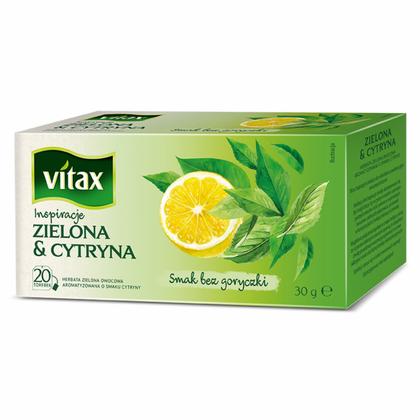 Чай "Vitax" 20*1,5 г., зеленый