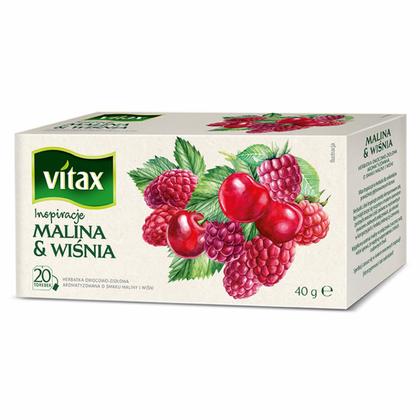 Чайный напиток "Vitax" 20*2 г., фруктовый, со вкусом клубники и манго