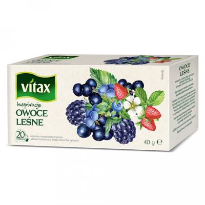 Чайный напиток "Vitax" 20*2 г., фруктовый, со вкусом клубники и манго