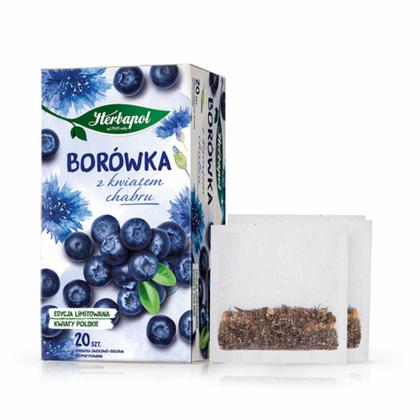 Чайный напиток "Herbapol" 20*2,3 г., фруктово-травяной, со вкусом персика и ромашки