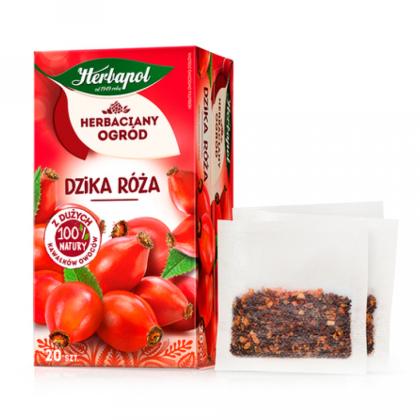 Чайный напиток "Herbapol" 20*2,5 г., фруктовый, со вкусом клубники и земляники