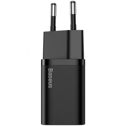 Сетевое зарядное устройство Baseus TZCCSUP-L01 Super Si Quick Charger Type-C 25W (кабель Type-C-Type-C 1m) Black