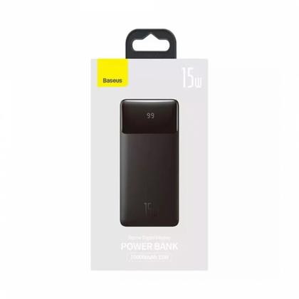 Внешний аккумулятор Baseus, PPBD050002, Bipow Digital Display Power Bank 10000mAh 15W, PPBD10, White 
