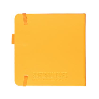 Скетчбук "Sketchmarker" 12*12 см, 140 г/м2, 80 л., неоновый коралл
