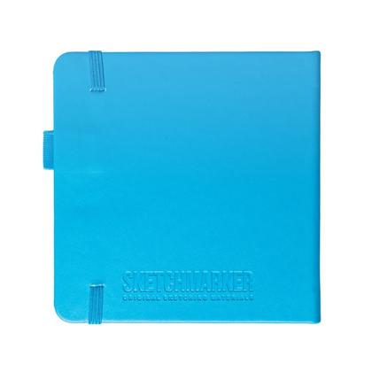 Скетчбук "Sketchmarker" 12*12 см, 140 г/м2, 80 л., оранжевый неон