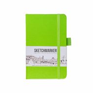 Скетчбук "Sketchmarker" 9*14 см, 140 г/м2, 80 л., зеленый луг