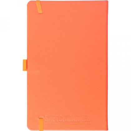 Скетчбук "Sketchmarker" 13*21 см, 140 г/м2, 80 л., неоновый коралл