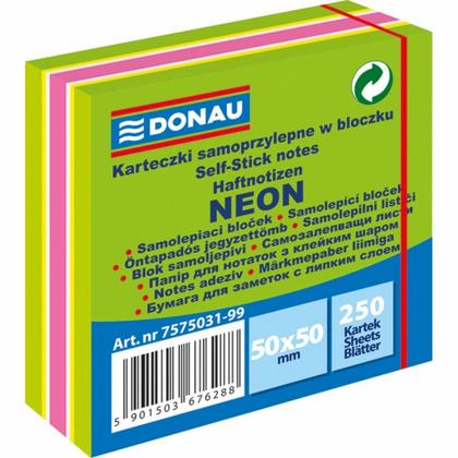 Бумага д/з на кл. осн. 50*50 мм "Donau" 250 л., синий