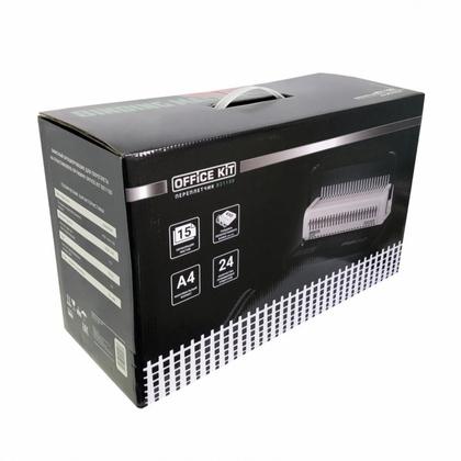 Перфобиндер Office Kit B2115D (пласт.пружина до 51мм, перф.до 15 листов)