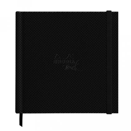 Скетчбук "Rhodia Touch" 10,5*14,8 см, 300г/м2 , 20л, 100% хлопок, хол. пресс,  черный
