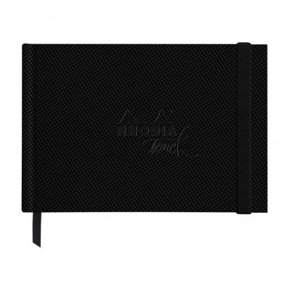 Скетчбук "Rhodia Touch" 21*29,7 см, 300г/м2 , 20л, 100% хлопок, хол. пресс, черный