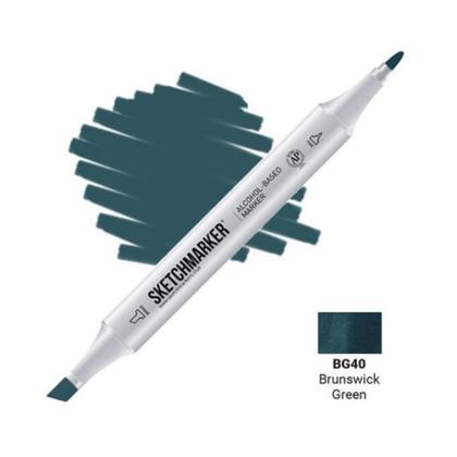 Маркер перм., худ. "Sketchmarker" двухсторонний, TG2 серый тонированный 2