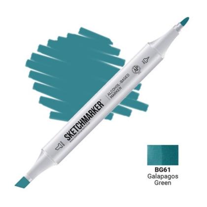 Маркер перм., худ. "Sketchmarker" двухсторонний, BG61 галапагосский зеленый