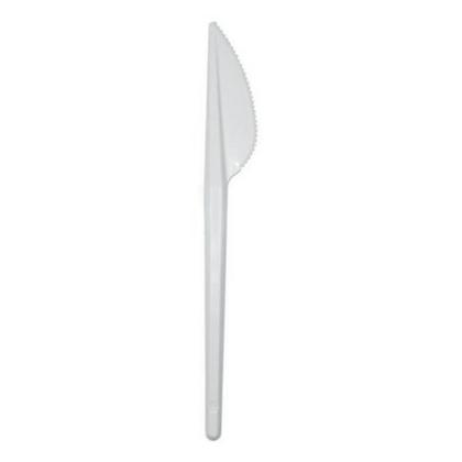 Пластиковый нож одноразовый 15 см, 100 шт./упак., стандарт