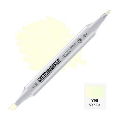 Маркер перм., худ. "Sketchmarker" двухсторонний, Y95 ванильный