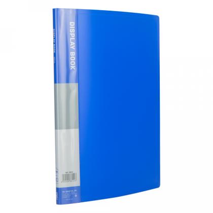 Папка на 20 карманов "Display Book" пласт., ассорти