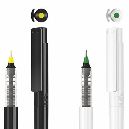 Ручка капиллярная "Recycled Pet Pen Pro FL" 0,4 мм, белый, стерж. черный