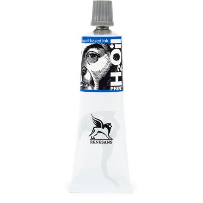 Краски для печати "H20IL INK. Renesans" 08 синий основной, 60 мл.