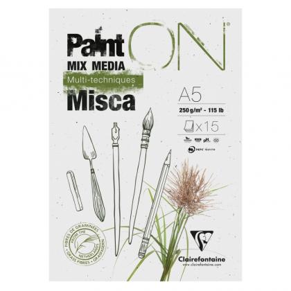 Блок-склейка "Paint`On" A5, 250г/м2, 15л Misca