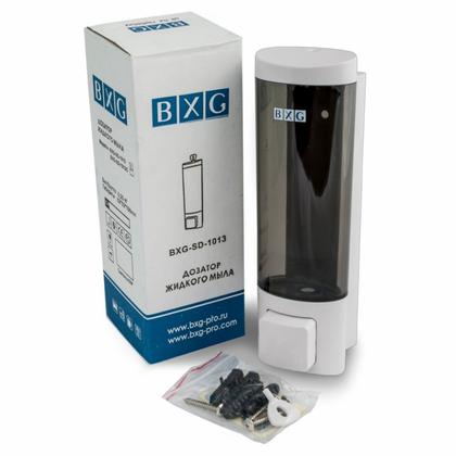 Диспенсер BXG SD-1013 для мыла жидкого 0,2л, пластик, цв.белый