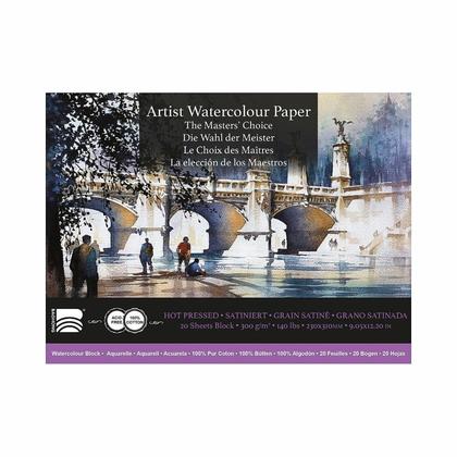 Блок бумаги для акварели "Baohong.  Thomas W Schaller" 100% хлопок, хол.пресс, 150*230 см, 300 г/м2, 20л.