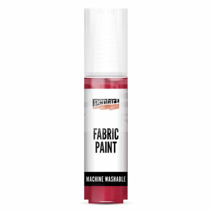 Краски д/текстиля "Pentart Fabric paint" кармин, 20 мл, банка