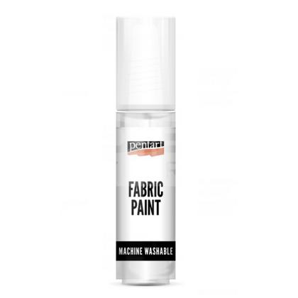Краски д/текстиля "Pentart Fabric paint" белый, 20 мл, банка