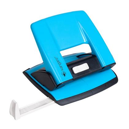 Дырокол 20 л. "Aion-20 Turquoise Blue" лин., бирюзовый