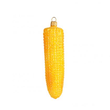 Украшение елочное "Corn" 12 см, стекло, желтый