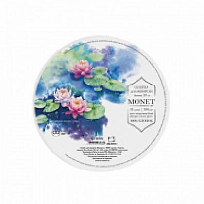 Блок-склейка бумаги для акварели "Monet" 100% хлопок, круглая, 15 см, 300г/м2, 10л