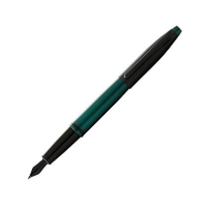 Ручка перьевая M "Calais Matte Green and Black Lacquer" метал., подарочн. упак., матовый зеленый/черный