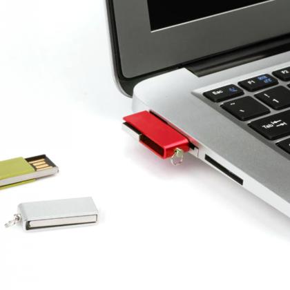 Карта памяти USB Flash 2.0 16 Gb VDM-055, пластик, метал, черный 