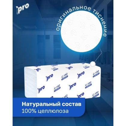 Полотенца бумажные  PROtissue V - сложение 200 листов, 2 слоя, 100% целлюлоза