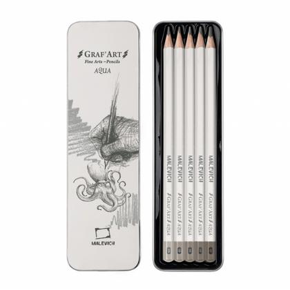 Карандаш акварельный "Малевичъ GrafArt" набор 5 шт.