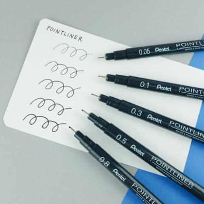Набор ручек капиллярных "Pointliner" 14 шт., ассорти