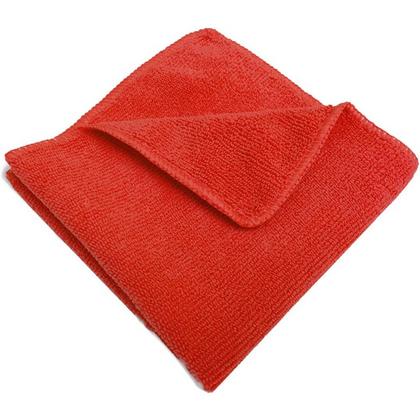Салфетка из микроволокна, 320г/м2, 35*40см, красный, 2шт/упак