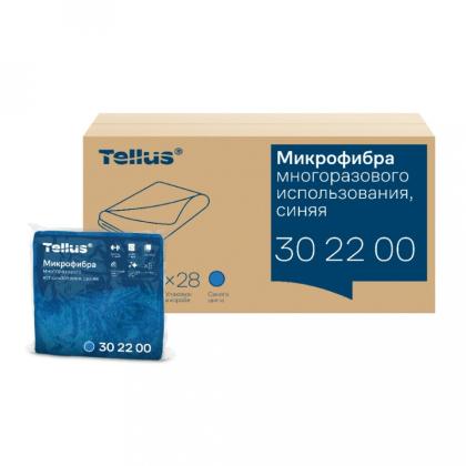 Салфетка из микроволокна Tellus, 220 гр/м2, 35*35см, зеленый, 5шт/упак