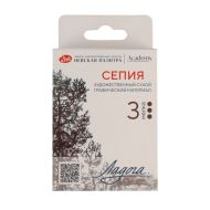 Мелок для рисования прессованный "Ладога" сепия, набор 3 цв.